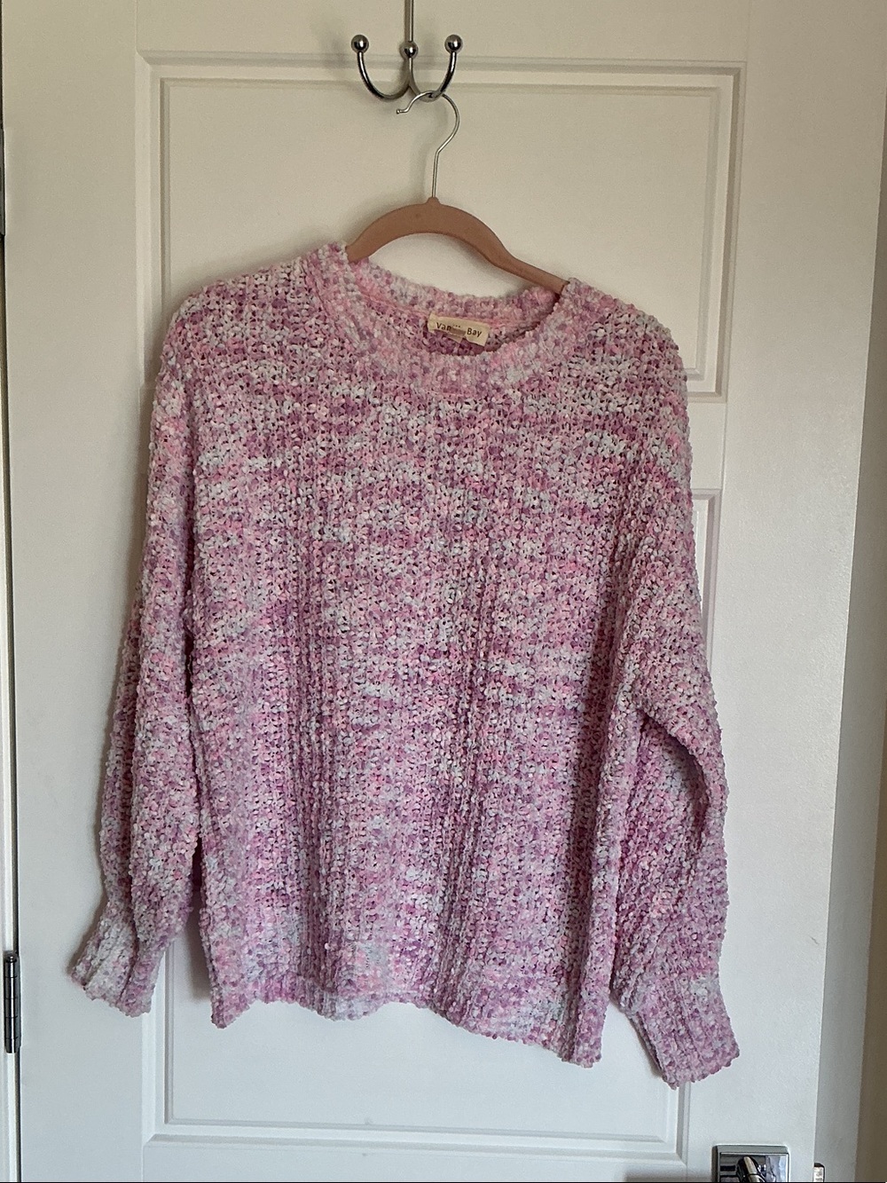 Vanilla Bay Pink Popcorn Crewneck Sweater